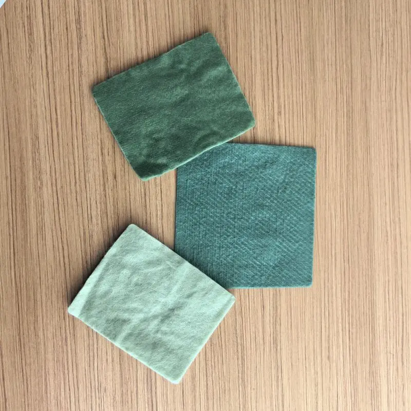black green white Needle punched nonwoven geotextile Classification Process flow M